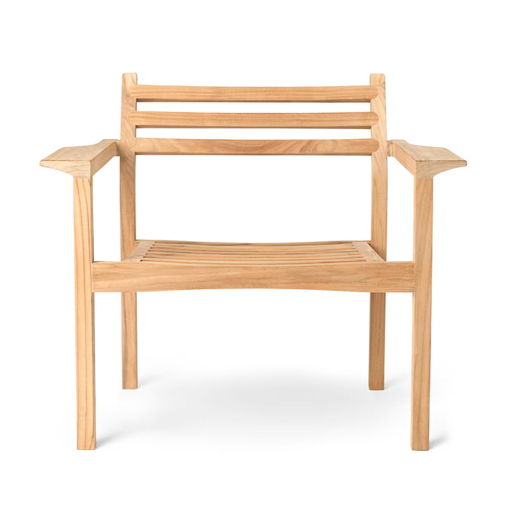AH601 Outdoor Lounge Chair, Teak unbehandelt von Carl Hansen