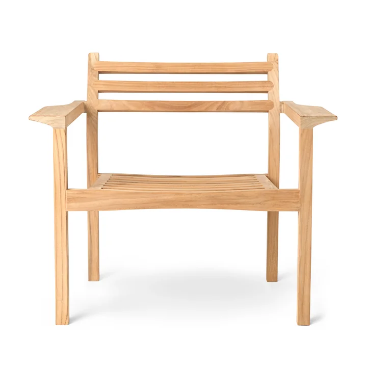 AH601 Outdoor Lounge Chair, Teak unbehandelt von Carl Hansen