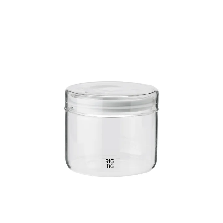 Store-It Aufbewahrungsglas 0,5 l mit Deckel von Rig-Tig by Stelton in der Farbe hellgrau