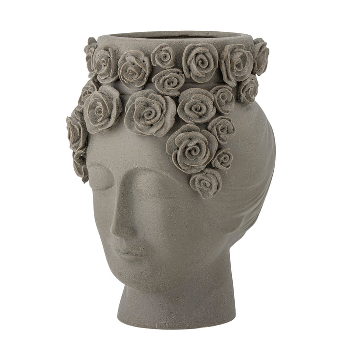 Bloomingville - Akira Vase, H 30 cm, grau