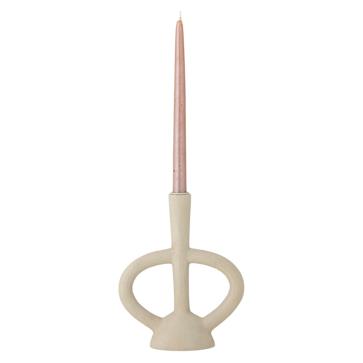 Bloomingville - Ramina Kerzenständer, H 21 cm, weiß