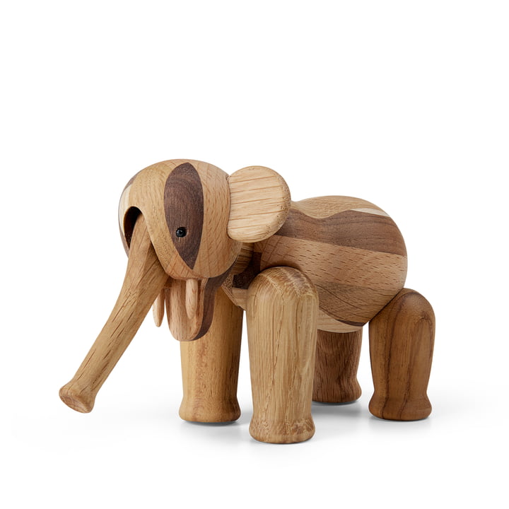 Elefant Reworked Anniversary Mini von Kay Bojesen in der Ausführung mixed wood