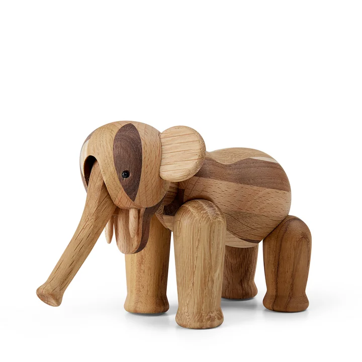 Elefant Reworked Anniversary Mini von Kay Bojesen in der Ausführung mixed wood