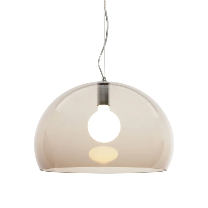 Kartell - FL/Y Pendelleuchte, cola