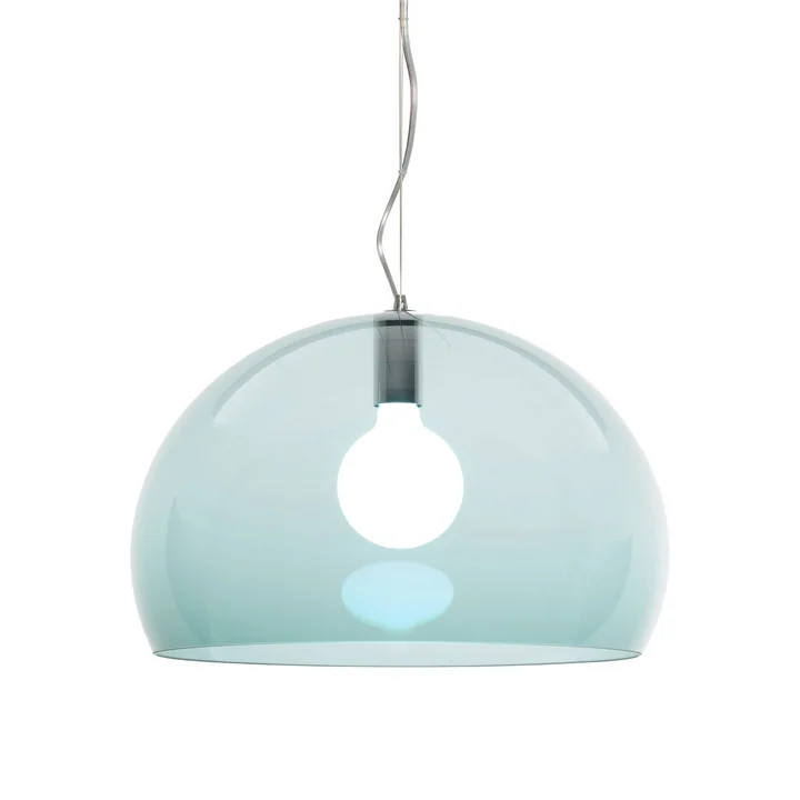 Kartell - FL/Y Pendelleuchte, petrol
