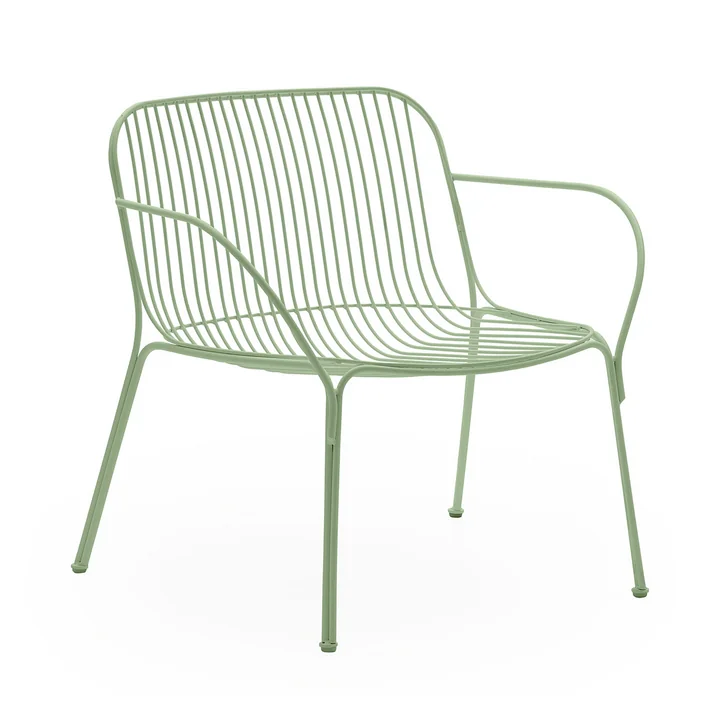 Hiray Lounge Chair, salbeigrün von Kartell