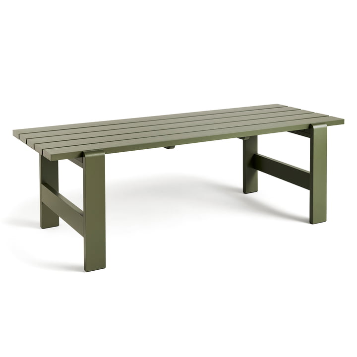 Hay - Weekday Tisch, L 230 cm, olive