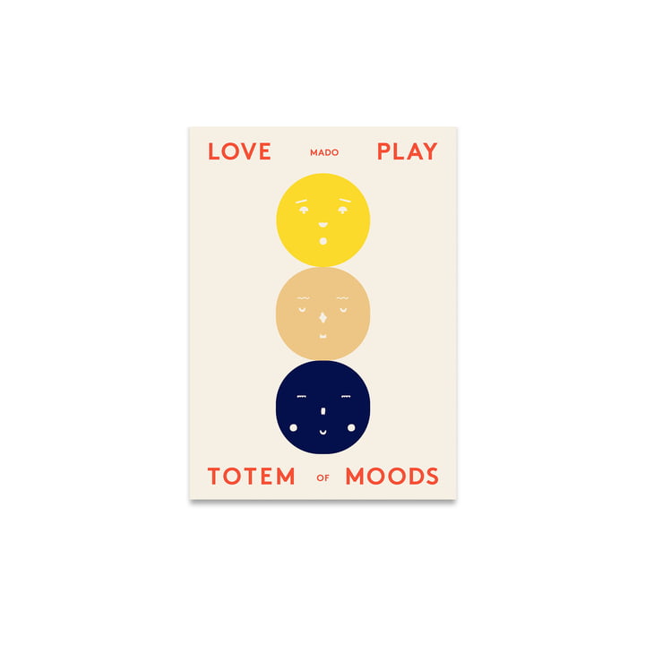 Totem of Moods Poster, 30 x 40 cm von Paper Collective
