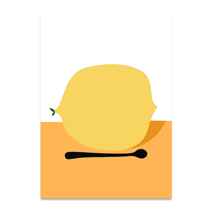 Citron Poster, 50 x 70 cm von Paper Collective