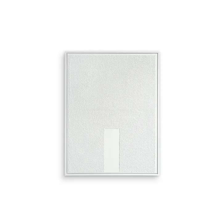 Studio Mykoda - SAHAVA Shadow 3, 60 x 80 cm, weiß / Rahmen weiß