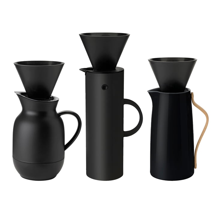 Filterhalter für Isolierkannen von Stelton in der Farbe schwarz