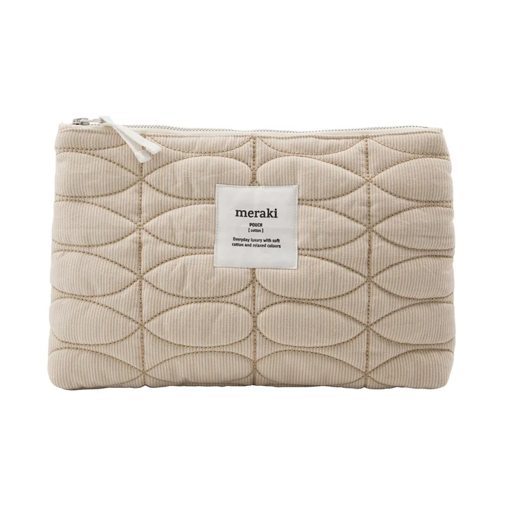 Mentha Kosmetiktasche, Mentha, off white / safari von Meraki