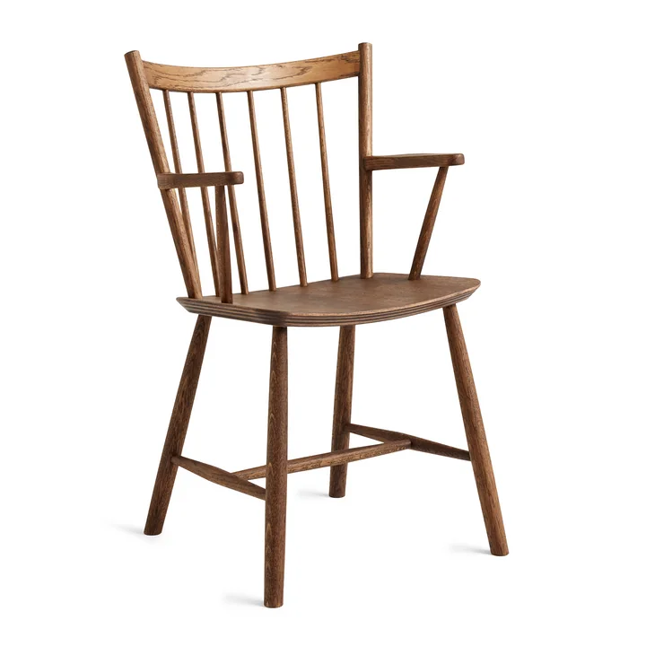 J42 Armlehnstuhl, Eiche geölt dunkel von HAY