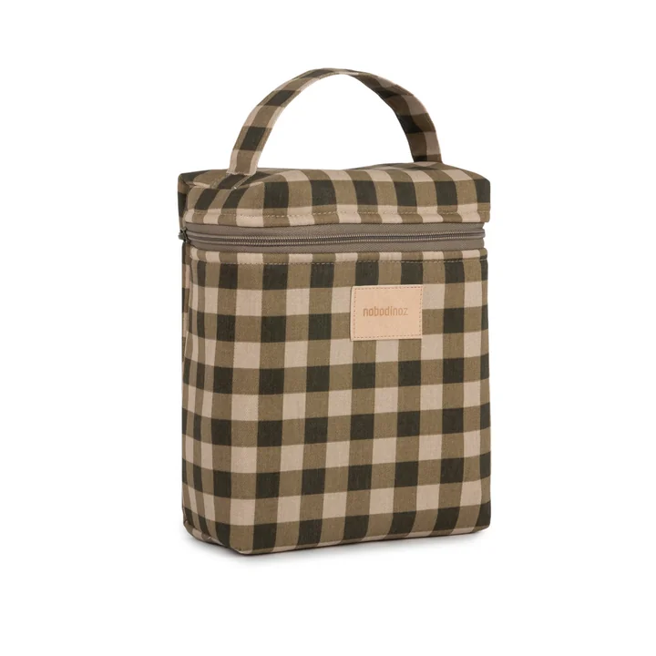 Hyde Park Lunch Bag, green checks von Nobodinoz