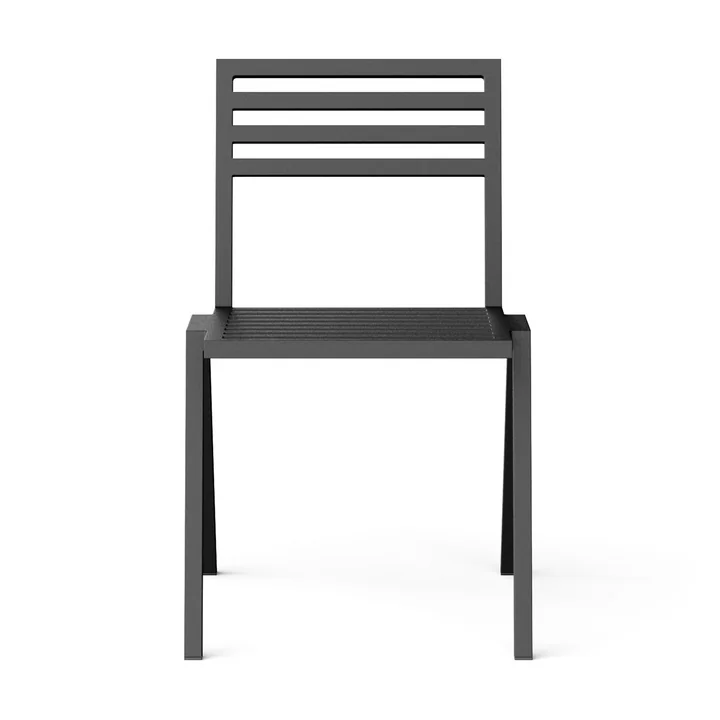 Outdoor Stacking Chair, schwarz RAL 9012 von NINE