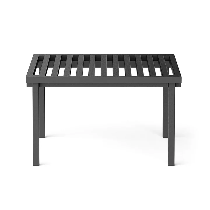 Outdoor Ottoman, schwarz (RAL 9011) von NINE