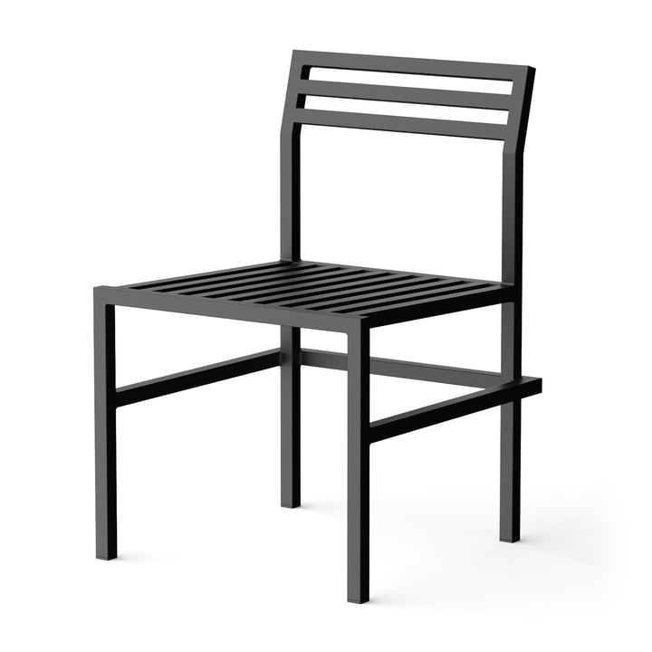 NINE - Outdoor Dining Chair, schwarz RAL 9011