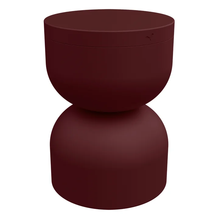 Piapolo Outdoor-Hocker, schwarzkirsche von Fermob