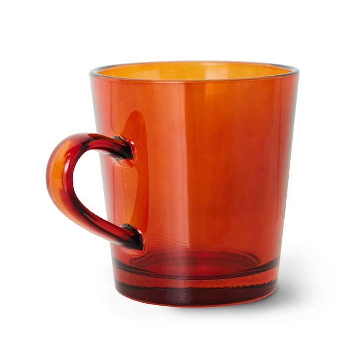 70's Kaffeebecher, amber brown von HKliving