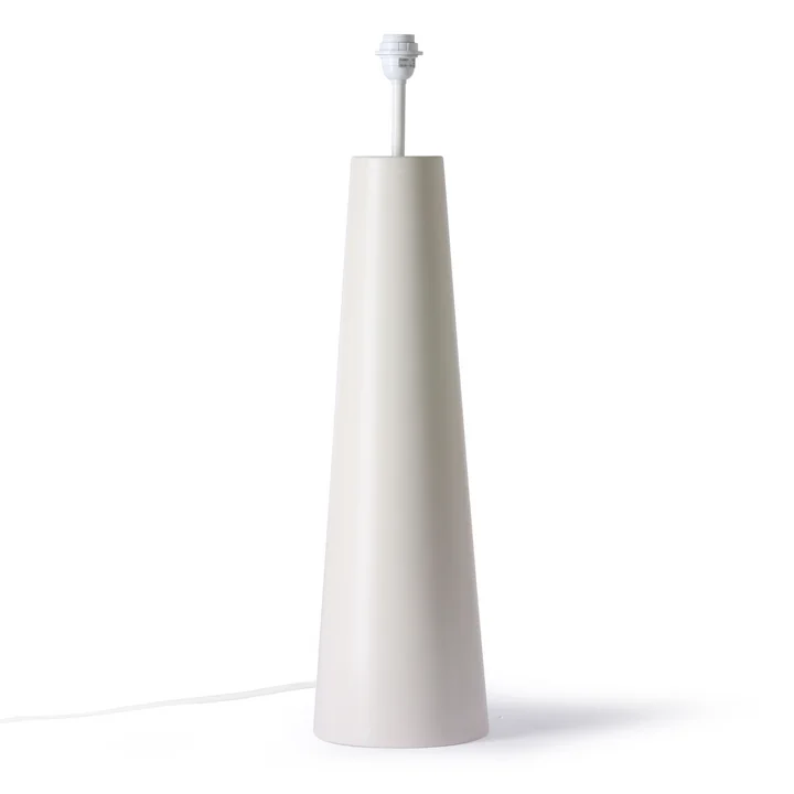 Cone Stehleuchtenfuß, XL, cream von HKliving