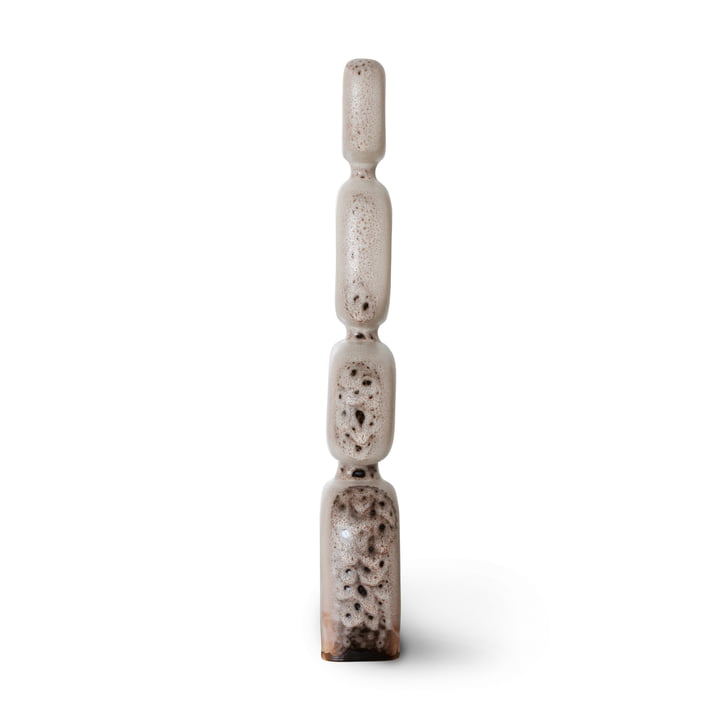 Keramik Skulptur, reactive brown von HKliving