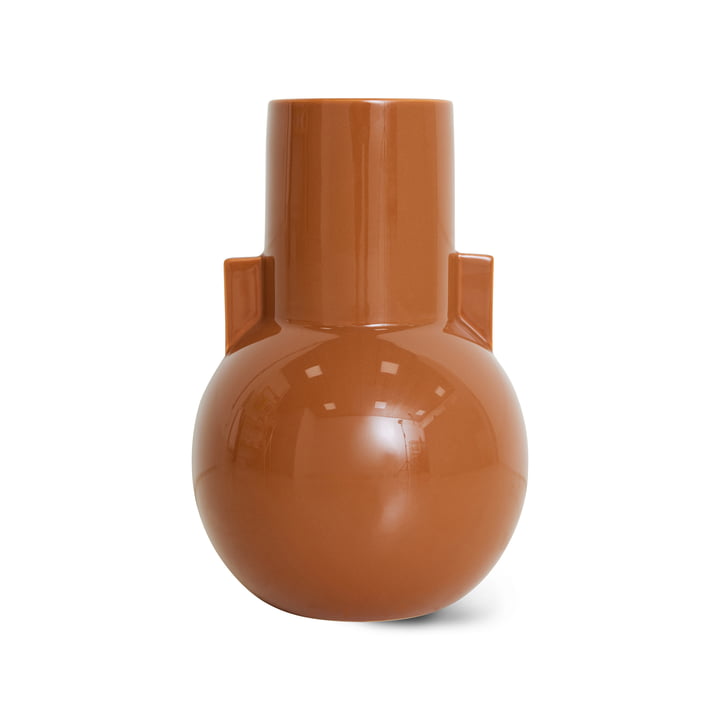Keramik Vase, S, caramel von HKliving