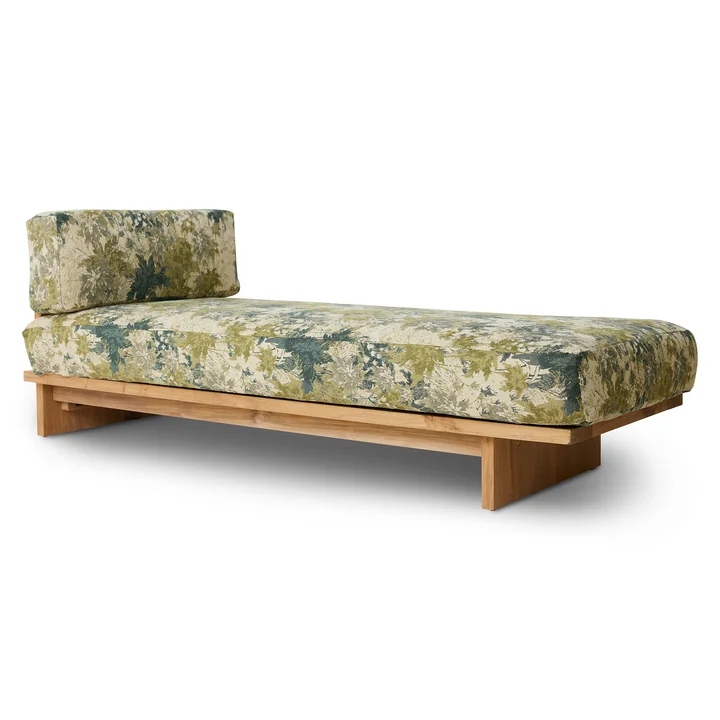 Teak Outdoor Daybed, botanical von HKliving