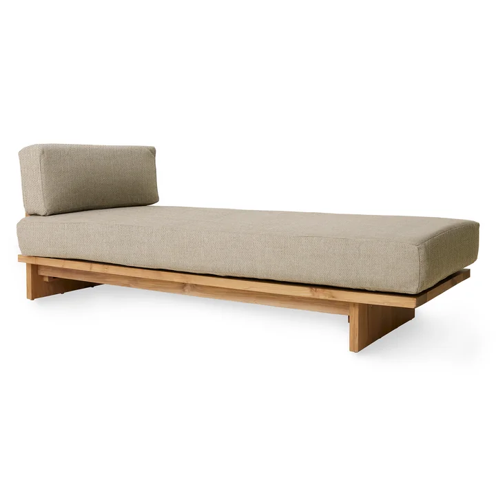 Teak Outdoor Daybed, natural von HKliving
