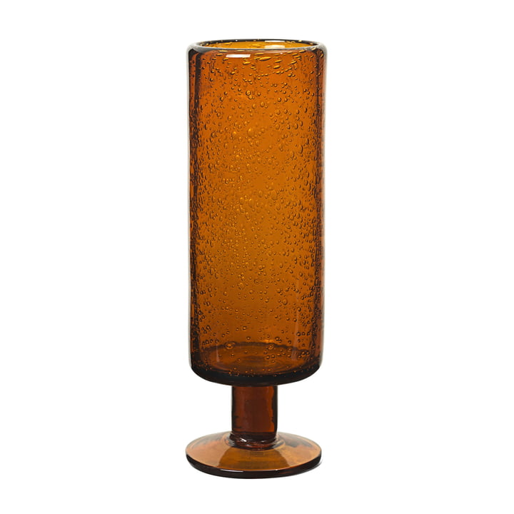 Oli Champagnerglas, recycelt amber von ferm Living