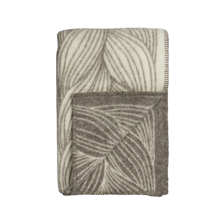 Røros Tweed - Naturpledd Wolldecke, 135 x 200 cm, flette