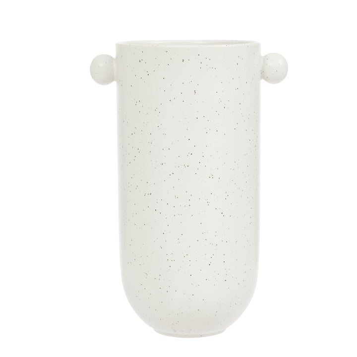 Saga Vase, Ø 13,5 x 20,5 cm, off-white von OYOY