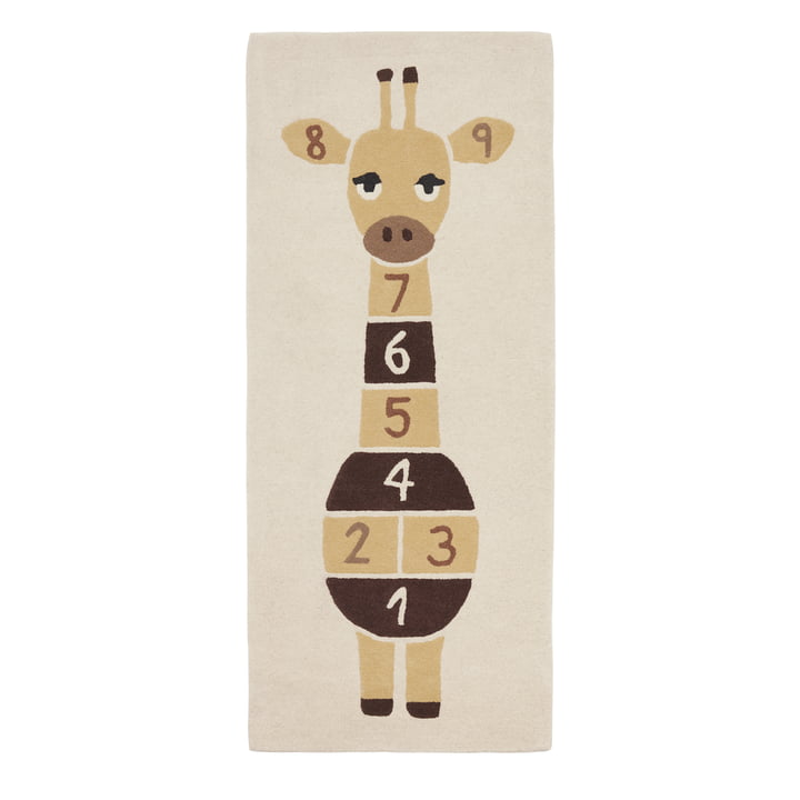 Kinderspielteppich, 180 x 75 cm, Giraffe von OYOY