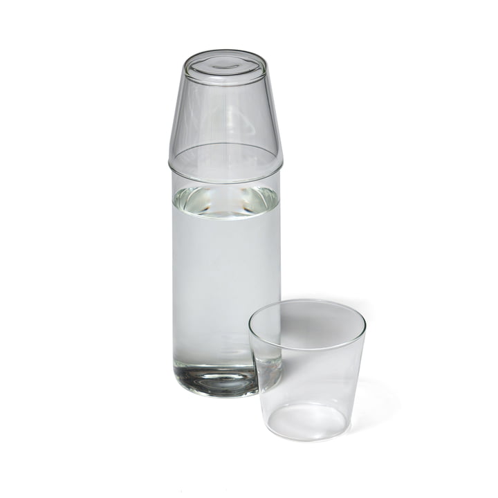Milk Set Karaffe + Trinkglas (2er-Set), klar von NINE