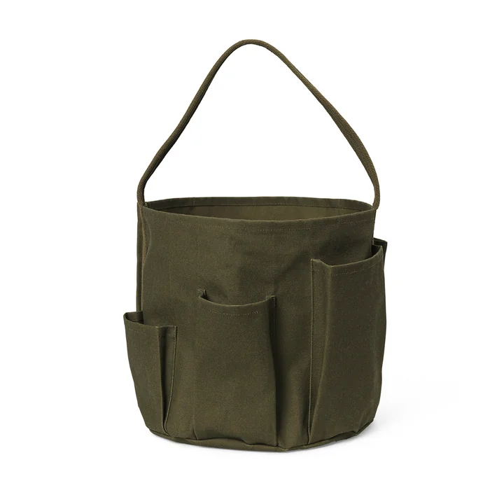 Ferm Living - Bark Garten Beuteltasche, oliv