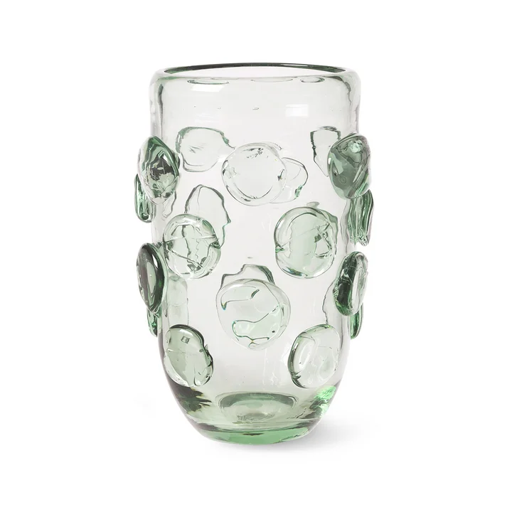 Lump Vase von Ferm Living in der Ausführung klar (recycelt)