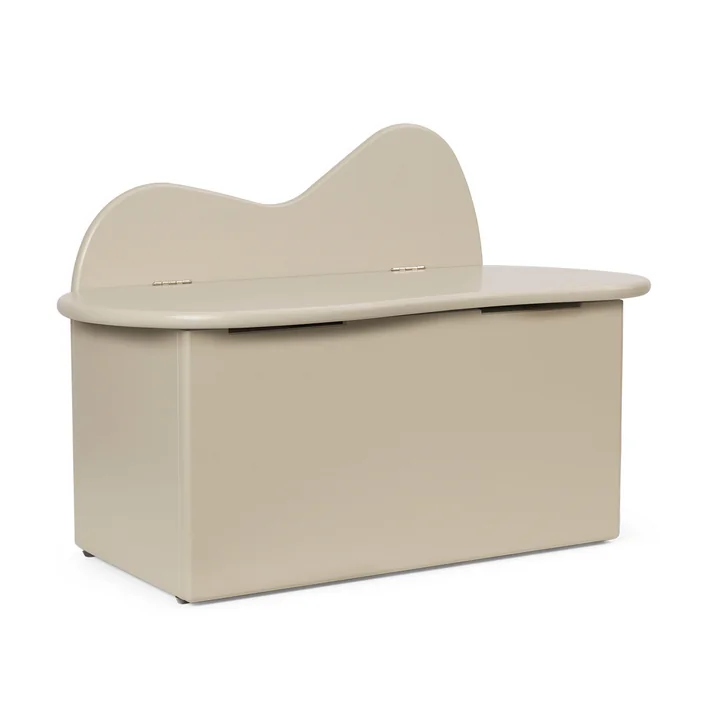 Slope Aufbewahrungsbank von Ferm Living in der Farbe kaschmir