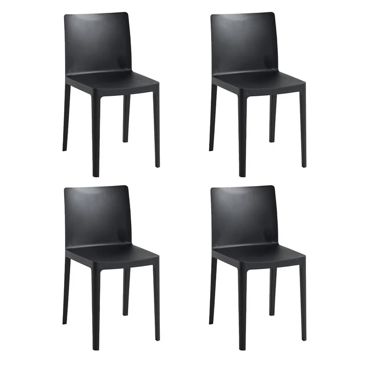 HAY - Élémentaire Chair, anthrazit (4er Set)