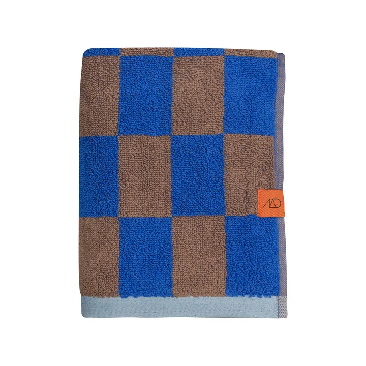 Retro Handtuch von Mette Ditmer in der Ausführung cobalt