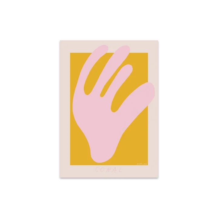 Pink Coral von Madelen Möllard, 30 x 40 cm von The Poster Club