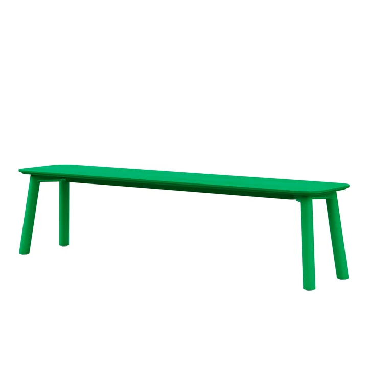Meyer Color Bank 180 x 40 cm, Esche lackiert, smaragd von OUT Objekte unserer Tage