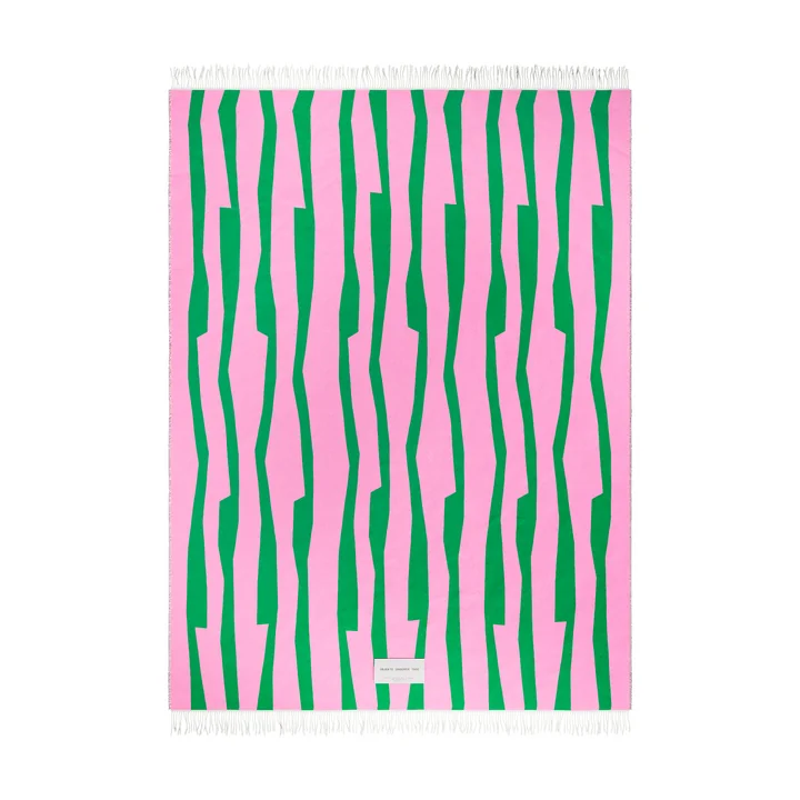Seidel Decke Nap Time, rosa / smaragd von OUT Objekte unserer Tage
