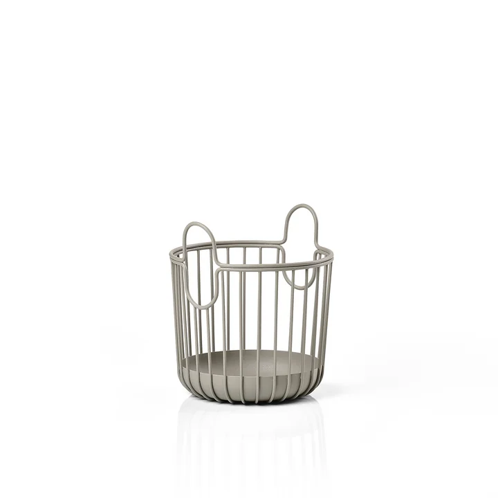 Zone Denmark - Inu Aufbewahrungskorb, Ø 10,5 x H 13,5 cm, taupe