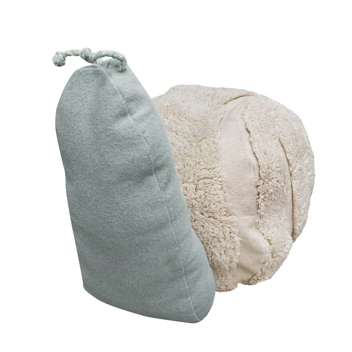 Pouf Mr. Snail, blau von Lorena Canals