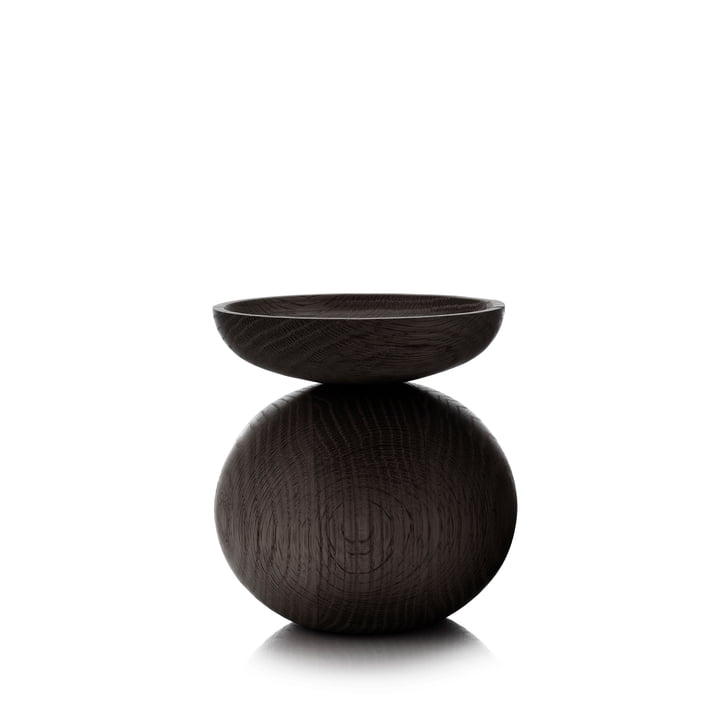 Shape Bowl Vase von applicata in der Ausführung gebeizte Eiche