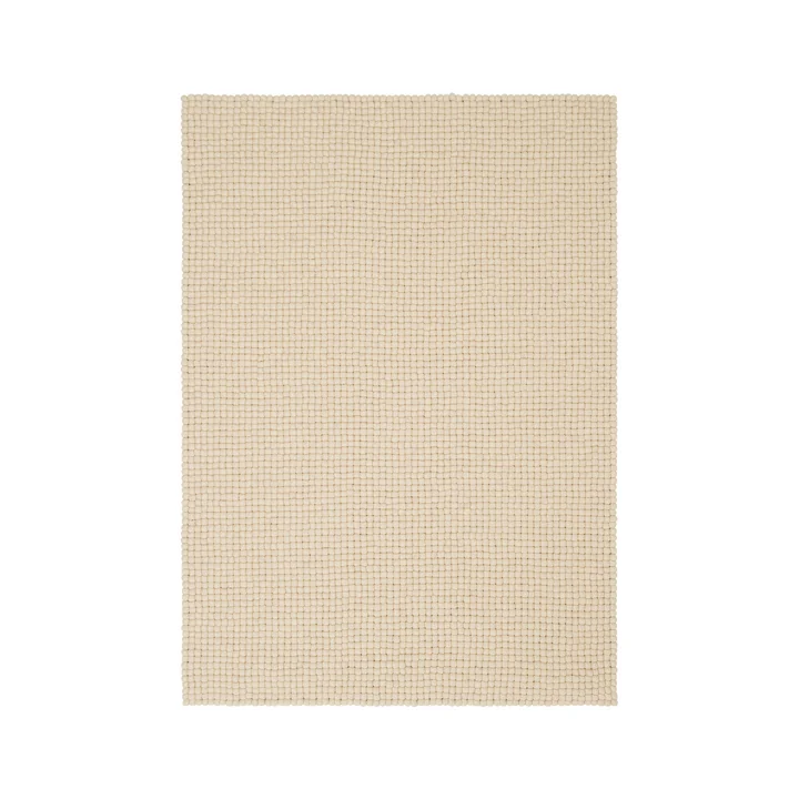 Levi Filzkugelteppich von myfelt in der Farbe beige