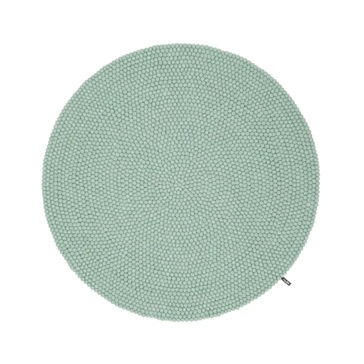Mats Filzkugelteppich von myfelt in der Farbe türkis