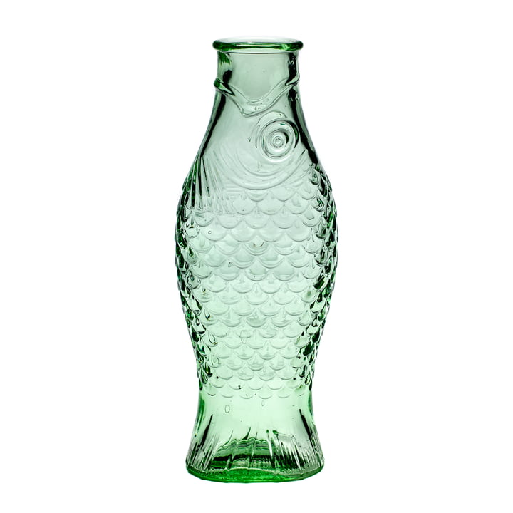 Fish & Fish Glasflasche von Serax in der Farbe grün