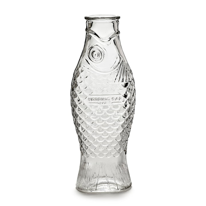 Fish & Fish Glasflasche von Serax in der Farbe klar