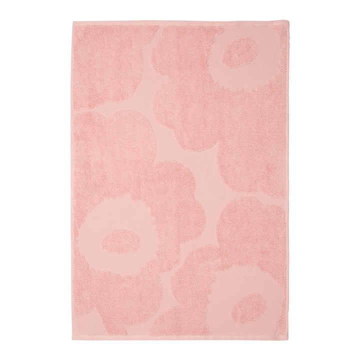 Unikko Handtuch, 50 x 70 cm, pink / powder von Marimekko