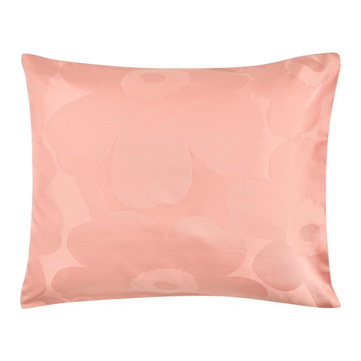 Unikko Kopfkissenbezug, 80 x 80 cm, powder / pink von Marimekko